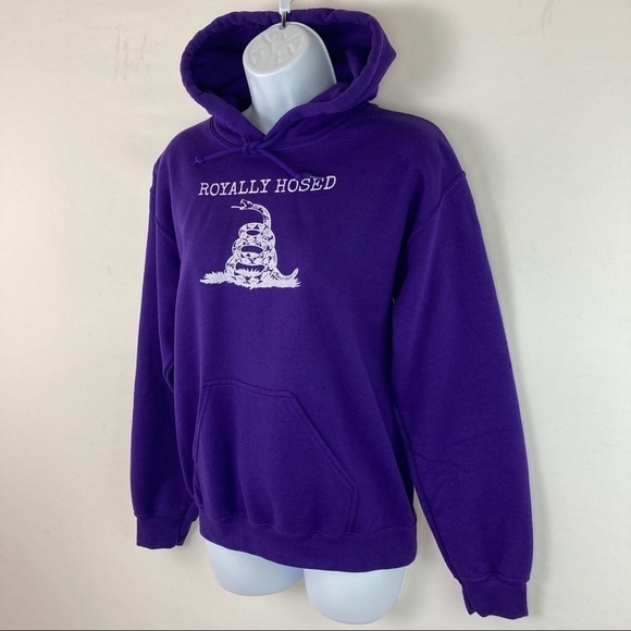 “ROYALLY Hosed” Hoodie by GoodTreasures Unisex Size Small - Picture 5 of 7